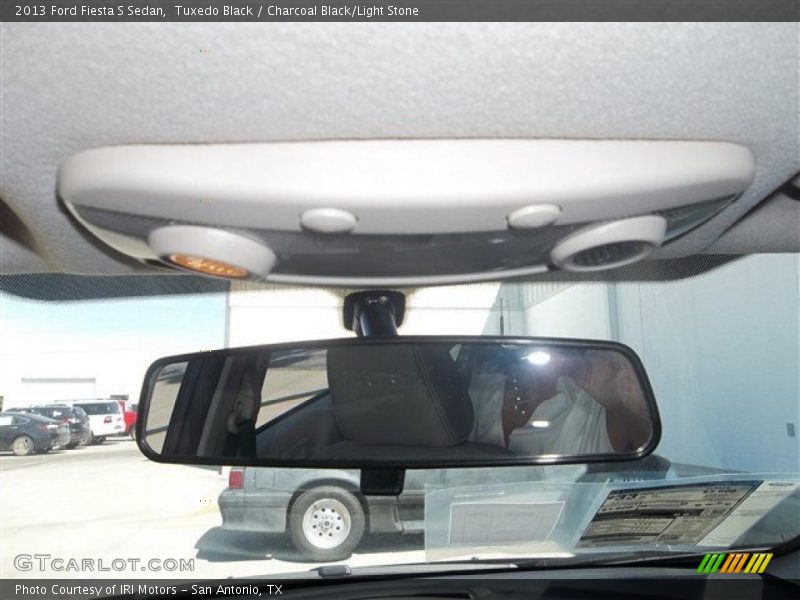 Tuxedo Black / Charcoal Black/Light Stone 2013 Ford Fiesta S Sedan