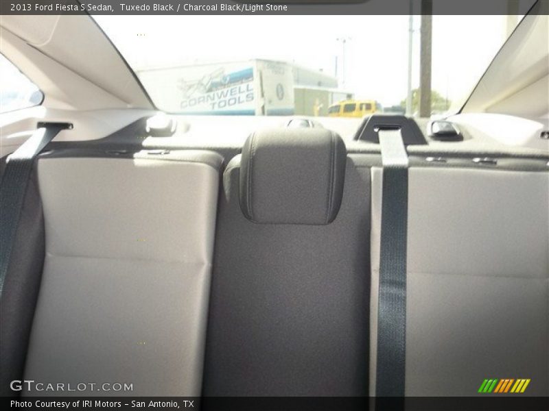 Tuxedo Black / Charcoal Black/Light Stone 2013 Ford Fiesta S Sedan