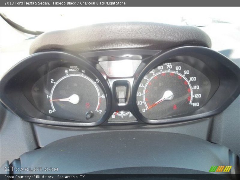 Tuxedo Black / Charcoal Black/Light Stone 2013 Ford Fiesta S Sedan