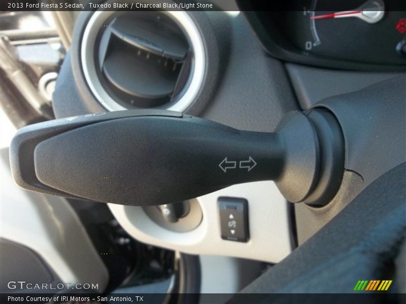 Tuxedo Black / Charcoal Black/Light Stone 2013 Ford Fiesta S Sedan