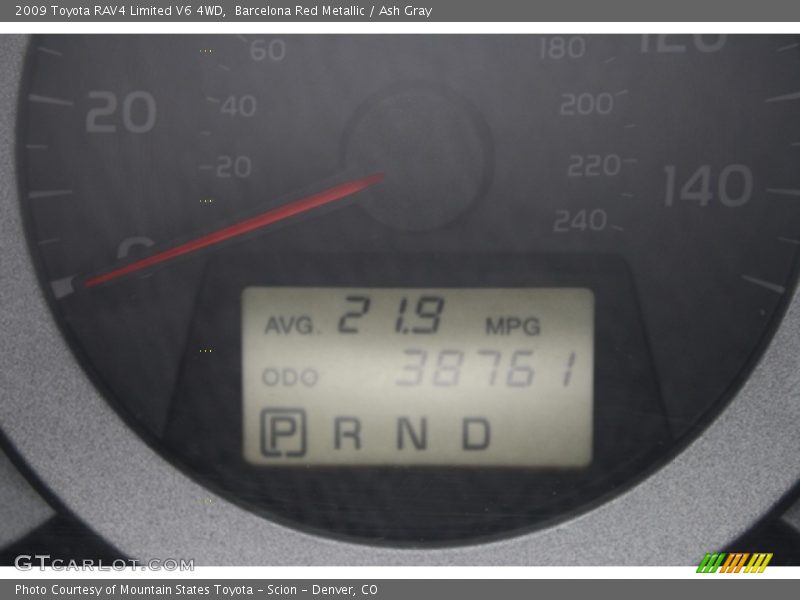 Barcelona Red Metallic / Ash Gray 2009 Toyota RAV4 Limited V6 4WD