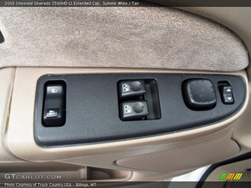 Summit White / Tan 2003 Chevrolet Silverado 2500HD LS Extended Cab
