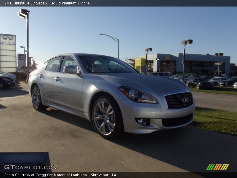Liquid Platinum / Stone 2013 Infiniti M 37 Sedan