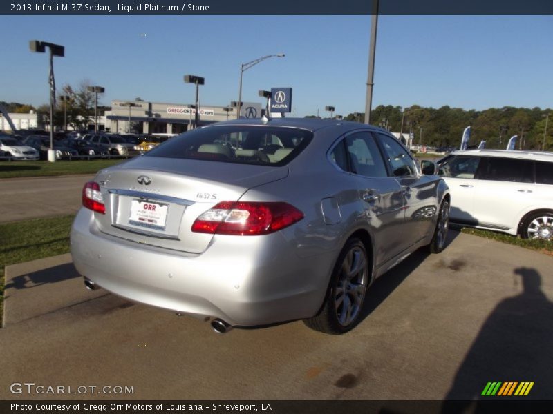 Liquid Platinum / Stone 2013 Infiniti M 37 Sedan