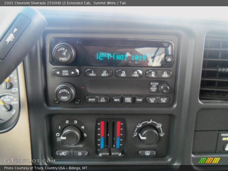 Summit White / Tan 2003 Chevrolet Silverado 2500HD LS Extended Cab