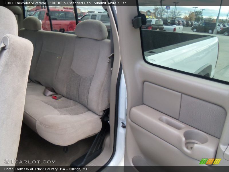 Summit White / Tan 2003 Chevrolet Silverado 2500HD LS Extended Cab