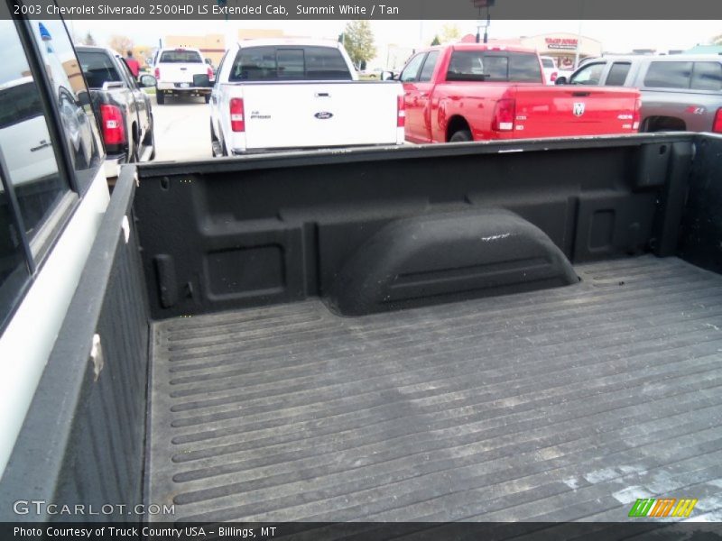 Summit White / Tan 2003 Chevrolet Silverado 2500HD LS Extended Cab