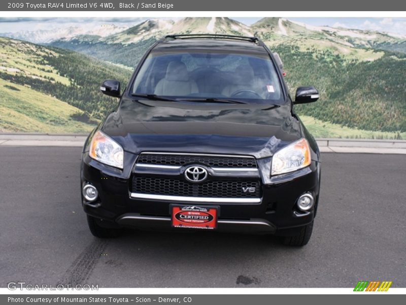 Black / Sand Beige 2009 Toyota RAV4 Limited V6 4WD
