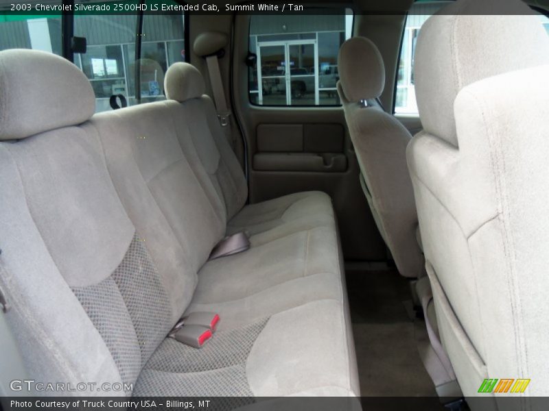Summit White / Tan 2003 Chevrolet Silverado 2500HD LS Extended Cab