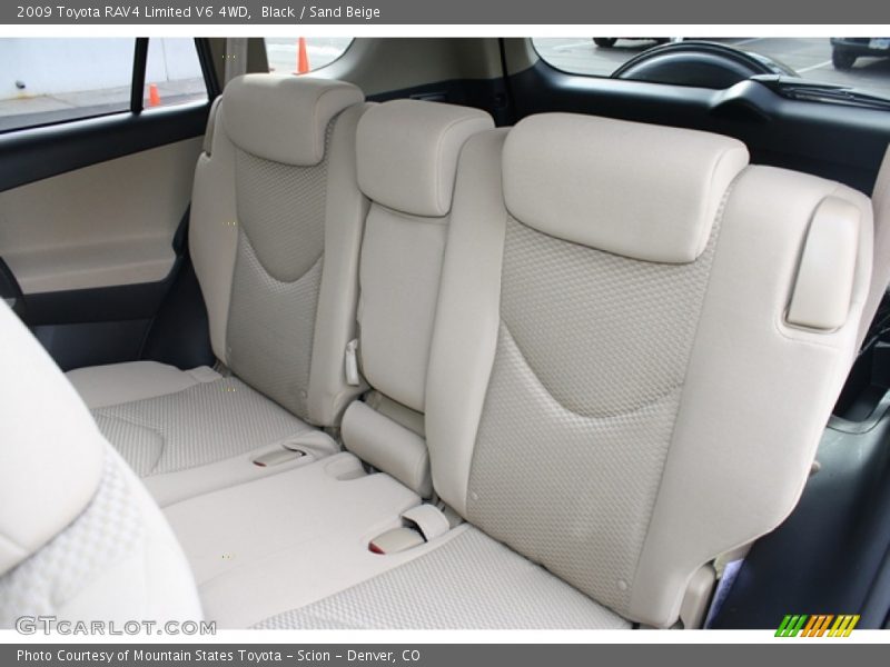 Black / Sand Beige 2009 Toyota RAV4 Limited V6 4WD