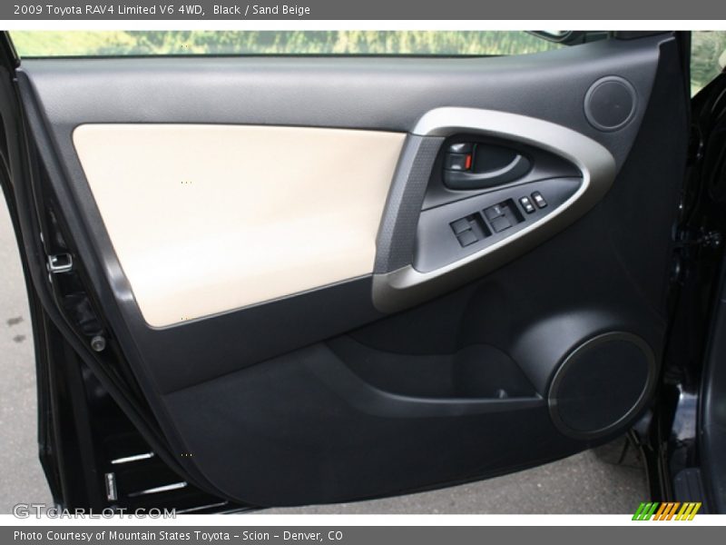Black / Sand Beige 2009 Toyota RAV4 Limited V6 4WD