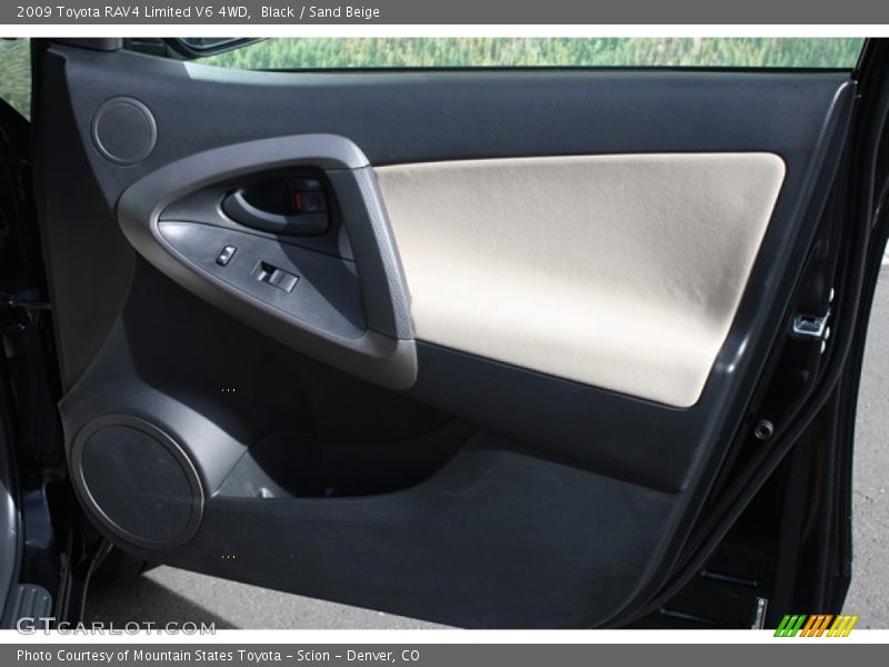 Black / Sand Beige 2009 Toyota RAV4 Limited V6 4WD