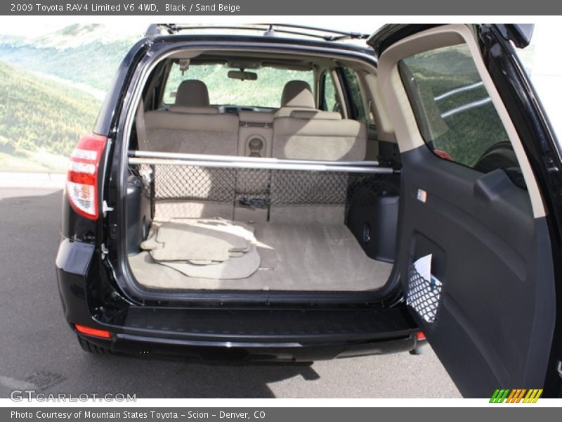 Black / Sand Beige 2009 Toyota RAV4 Limited V6 4WD