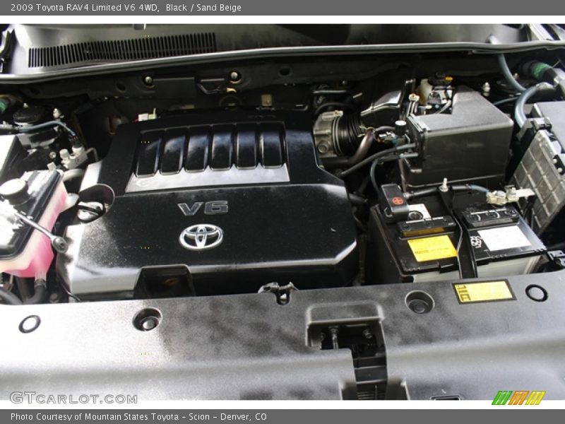 Black / Sand Beige 2009 Toyota RAV4 Limited V6 4WD