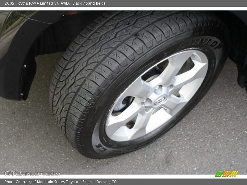 Black / Sand Beige 2009 Toyota RAV4 Limited V6 4WD
