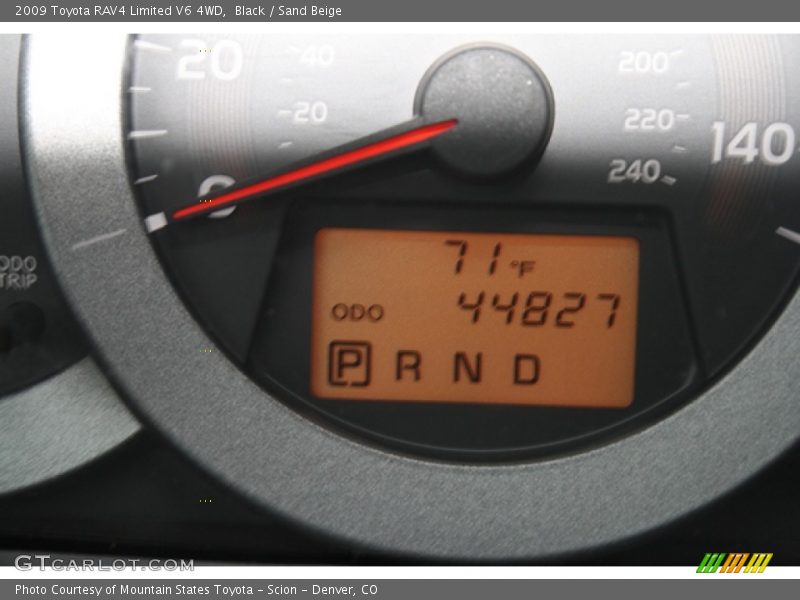 Black / Sand Beige 2009 Toyota RAV4 Limited V6 4WD