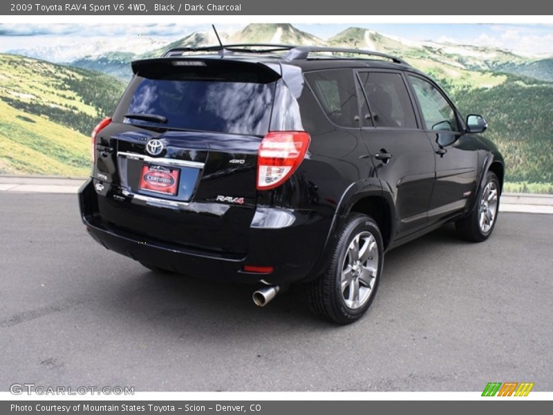 Black / Dark Charcoal 2009 Toyota RAV4 Sport V6 4WD