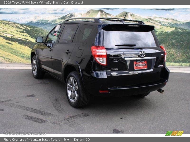 Black / Dark Charcoal 2009 Toyota RAV4 Sport V6 4WD
