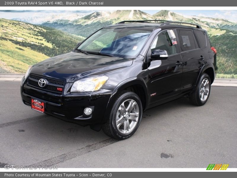 Black / Dark Charcoal 2009 Toyota RAV4 Sport V6 4WD