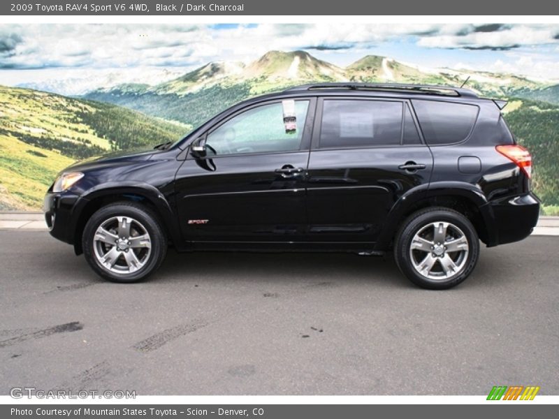 Black / Dark Charcoal 2009 Toyota RAV4 Sport V6 4WD