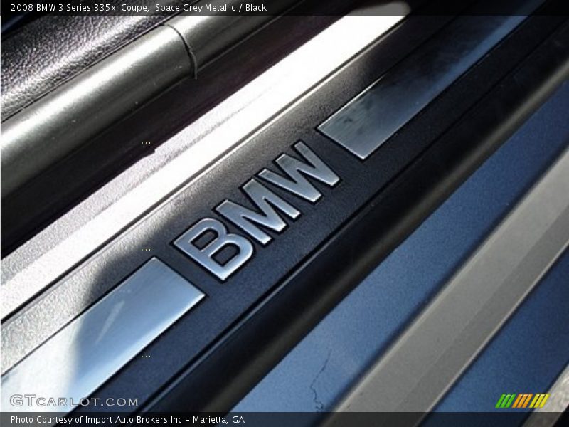 Space Grey Metallic / Black 2008 BMW 3 Series 335xi Coupe