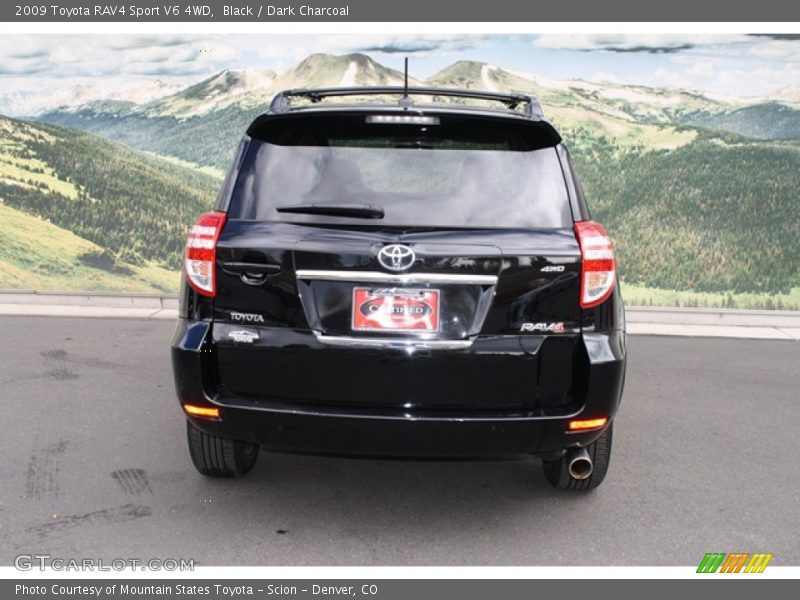 Black / Dark Charcoal 2009 Toyota RAV4 Sport V6 4WD