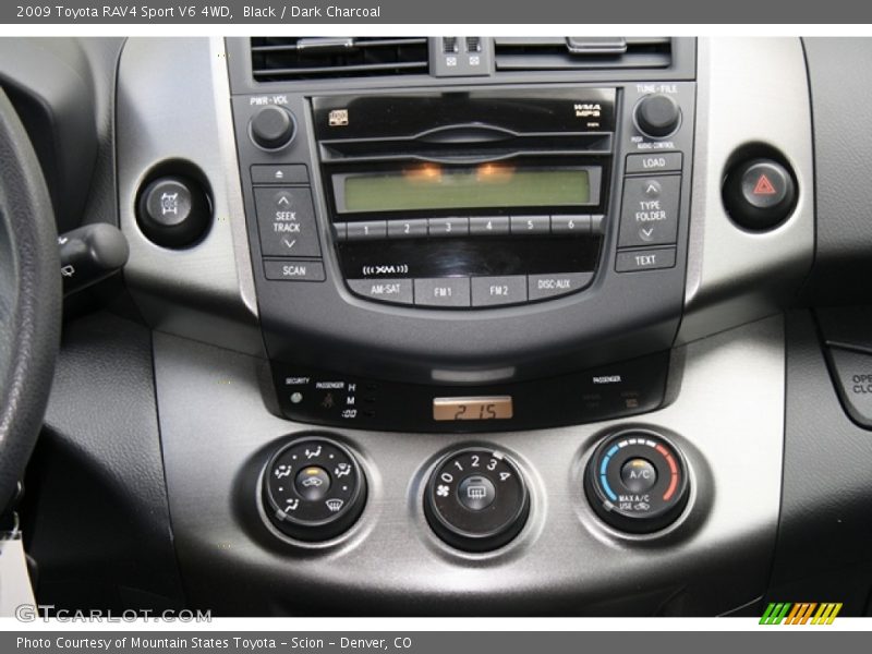 Black / Dark Charcoal 2009 Toyota RAV4 Sport V6 4WD