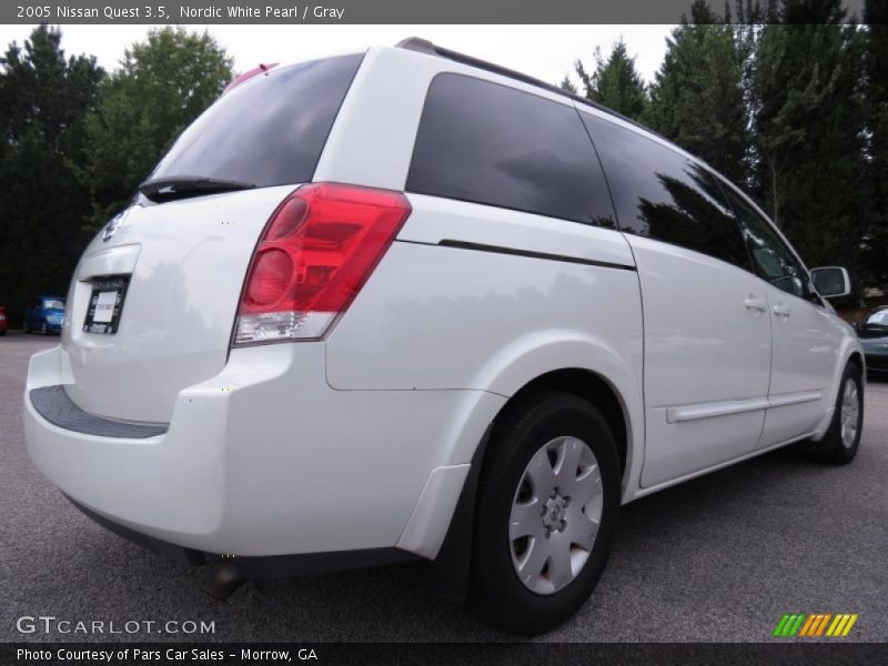 Nordic White Pearl / Gray 2005 Nissan Quest 3.5