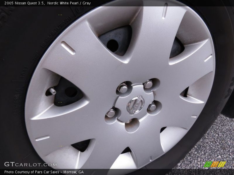 Nordic White Pearl / Gray 2005 Nissan Quest 3.5