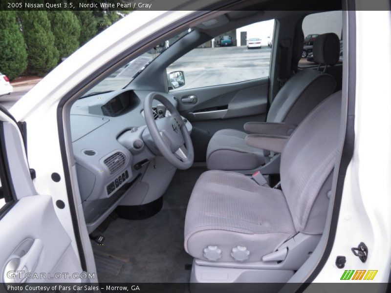 Nordic White Pearl / Gray 2005 Nissan Quest 3.5