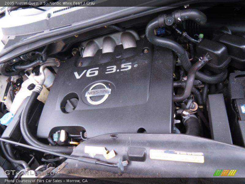 Nordic White Pearl / Gray 2005 Nissan Quest 3.5