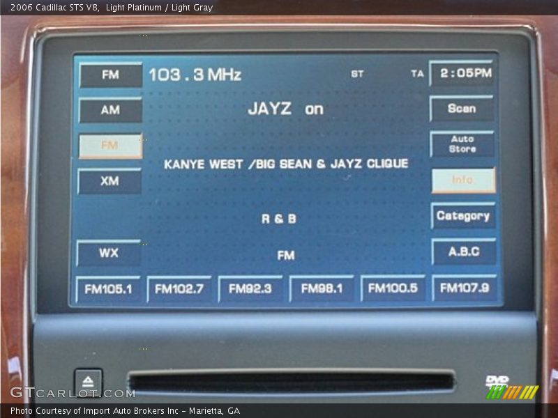 Light Platinum / Light Gray 2006 Cadillac STS V8