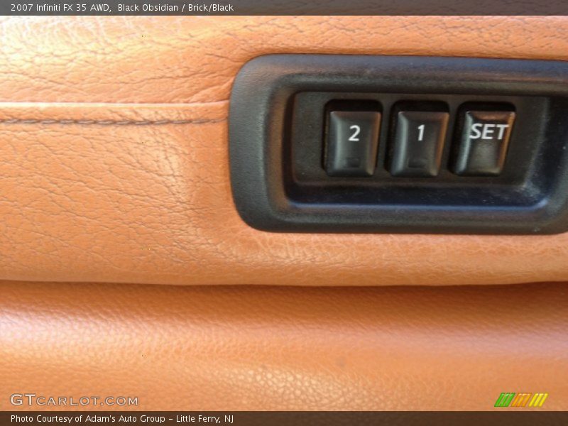 Black Obsidian / Brick/Black 2007 Infiniti FX 35 AWD
