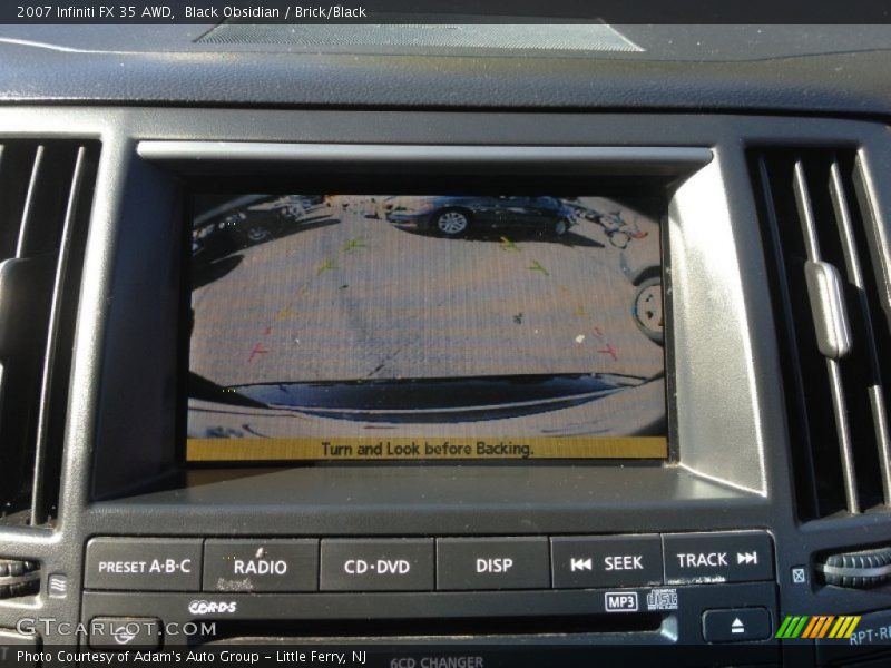 Black Obsidian / Brick/Black 2007 Infiniti FX 35 AWD