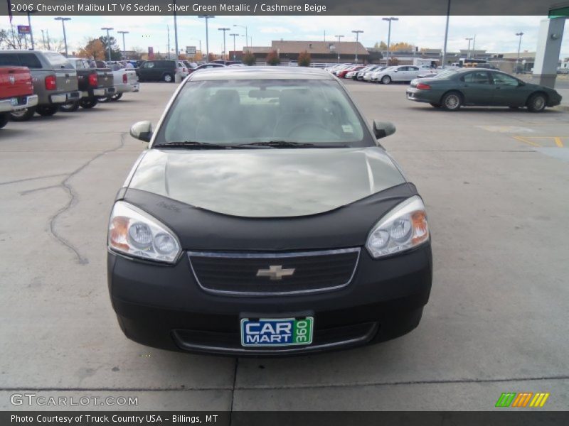 Silver Green Metallic / Cashmere Beige 2006 Chevrolet Malibu LT V6 Sedan