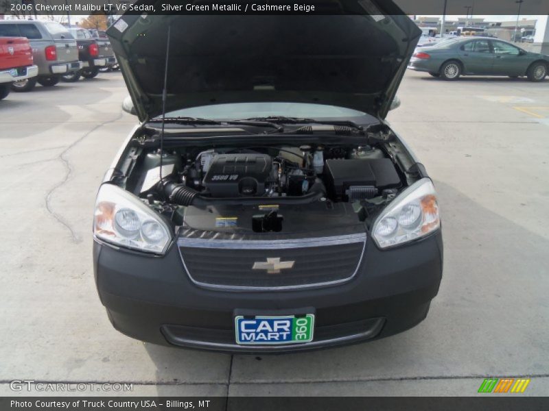 Silver Green Metallic / Cashmere Beige 2006 Chevrolet Malibu LT V6 Sedan