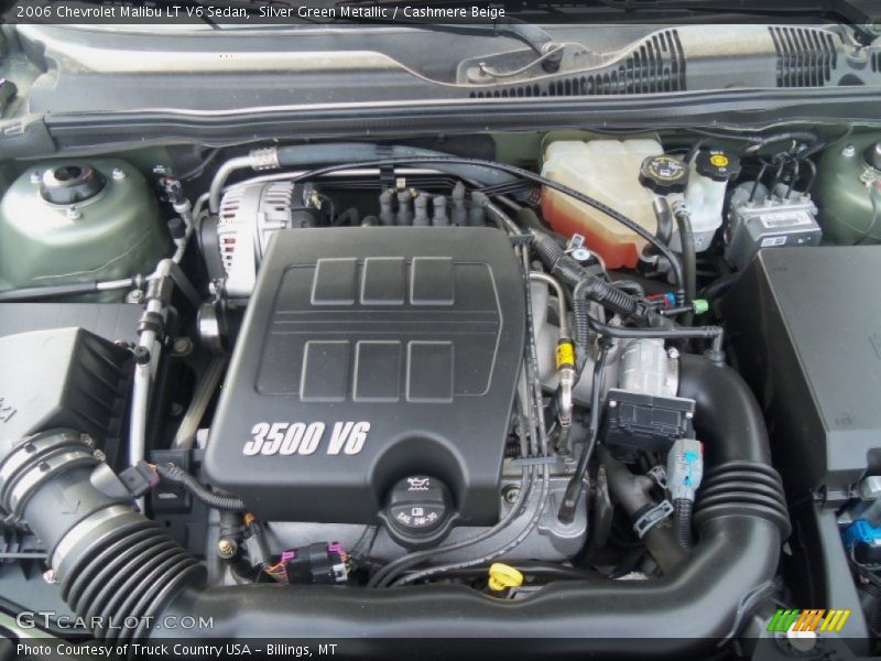 Silver Green Metallic / Cashmere Beige 2006 Chevrolet Malibu LT V6 Sedan
