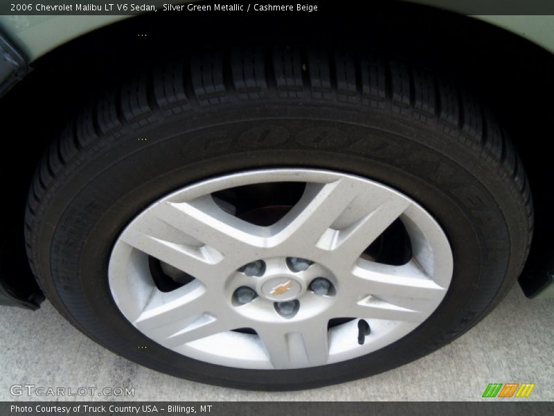 Silver Green Metallic / Cashmere Beige 2006 Chevrolet Malibu LT V6 Sedan