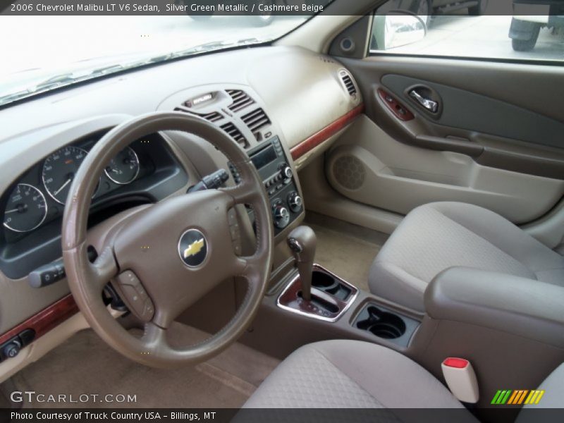 Silver Green Metallic / Cashmere Beige 2006 Chevrolet Malibu LT V6 Sedan