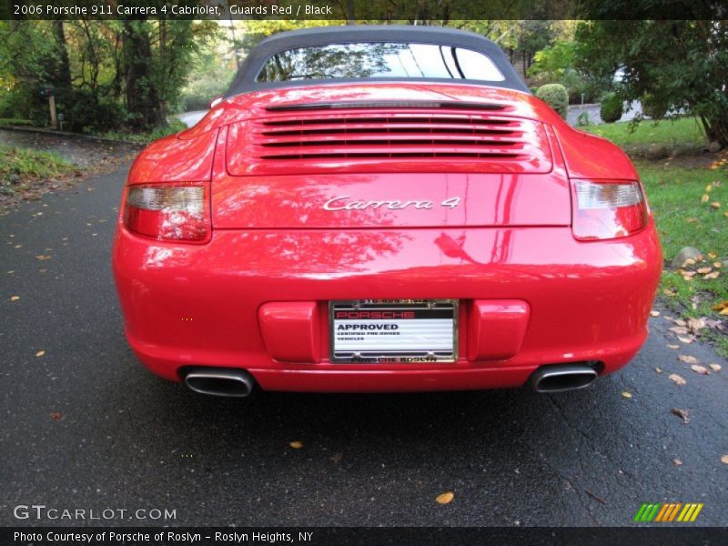 Guards Red / Black 2006 Porsche 911 Carrera 4 Cabriolet