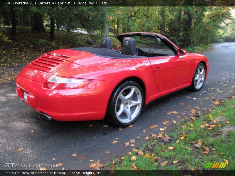 Guards Red / Black 2006 Porsche 911 Carrera 4 Cabriolet
