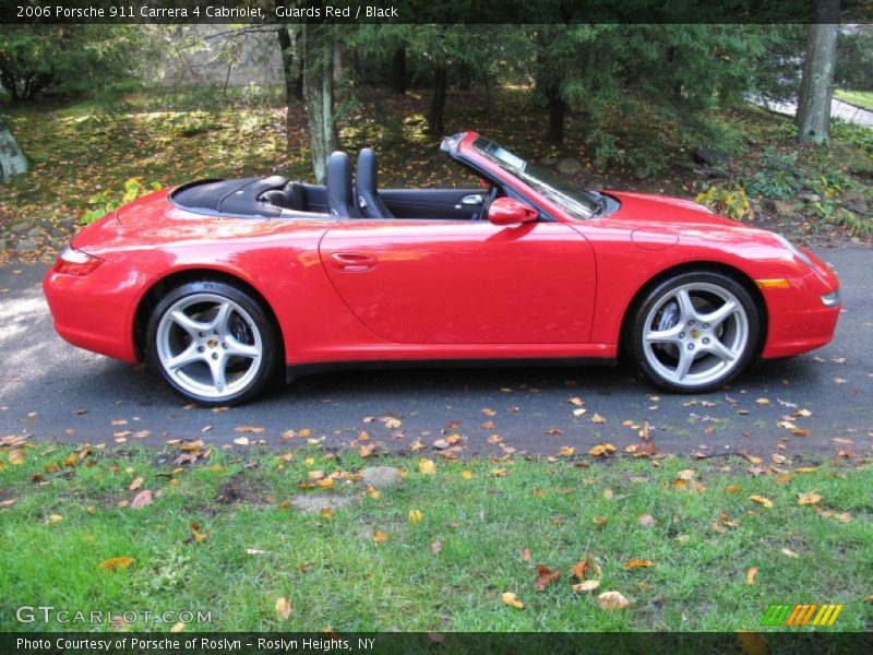 Guards Red / Black 2006 Porsche 911 Carrera 4 Cabriolet