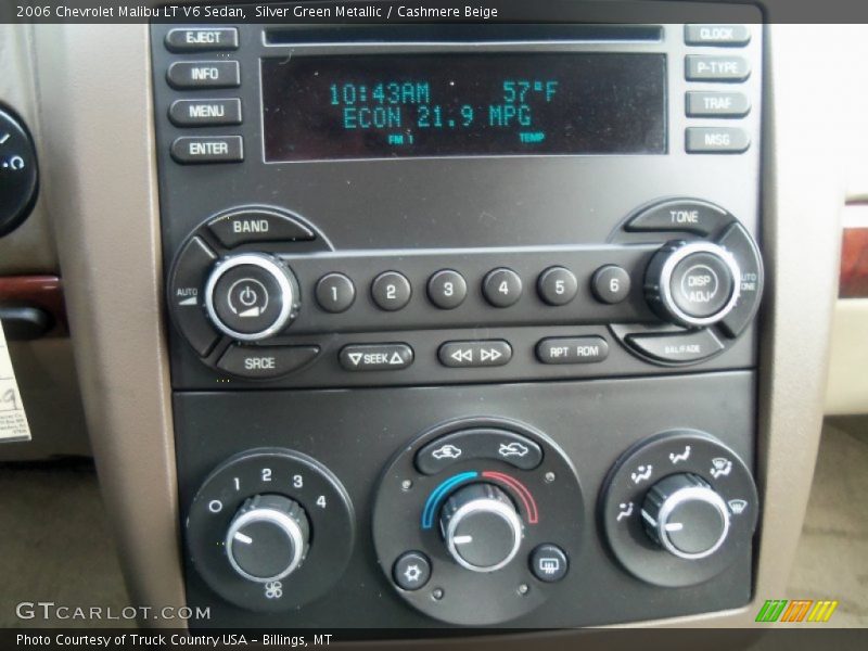 Silver Green Metallic / Cashmere Beige 2006 Chevrolet Malibu LT V6 Sedan