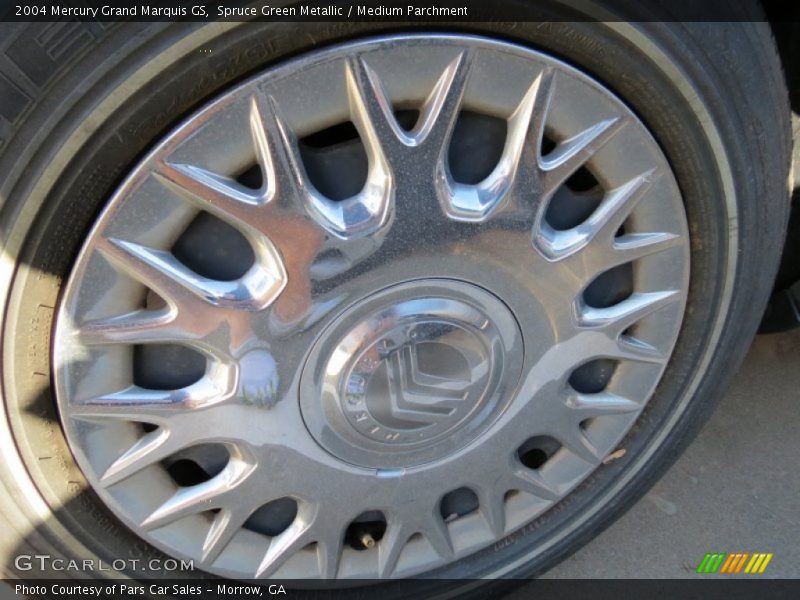 Spruce Green Metallic / Medium Parchment 2004 Mercury Grand Marquis GS