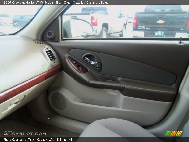 Silver Green Metallic / Cashmere Beige 2006 Chevrolet Malibu LT V6 Sedan