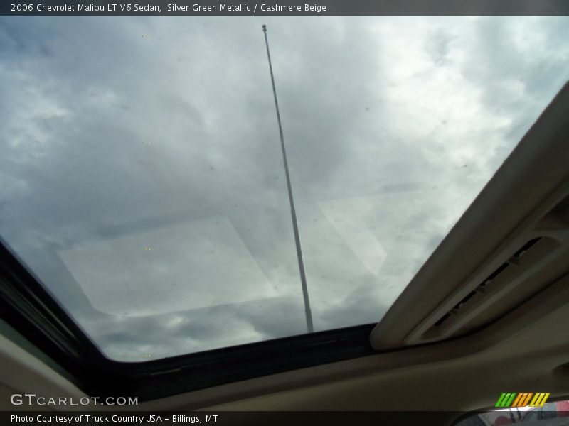 Silver Green Metallic / Cashmere Beige 2006 Chevrolet Malibu LT V6 Sedan