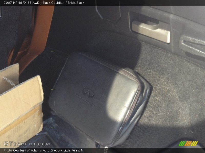Black Obsidian / Brick/Black 2007 Infiniti FX 35 AWD