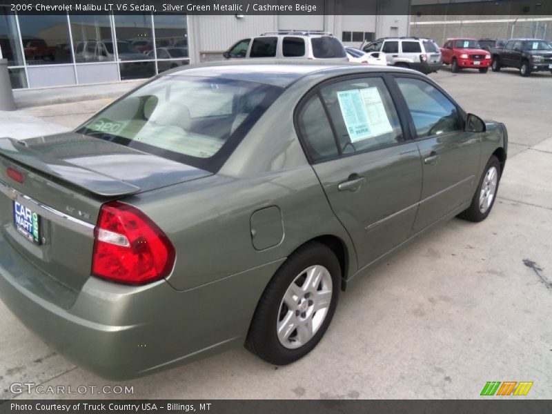 Silver Green Metallic / Cashmere Beige 2006 Chevrolet Malibu LT V6 Sedan