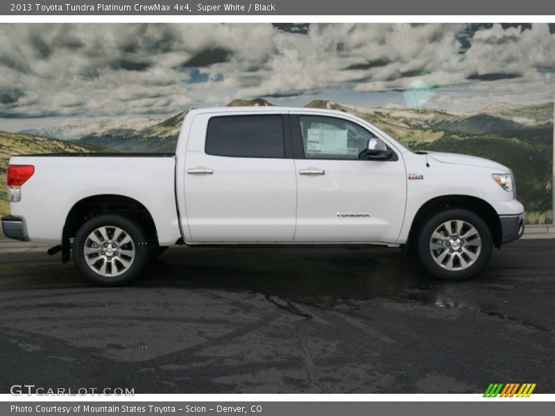 Super White / Black 2013 Toyota Tundra Platinum CrewMax 4x4