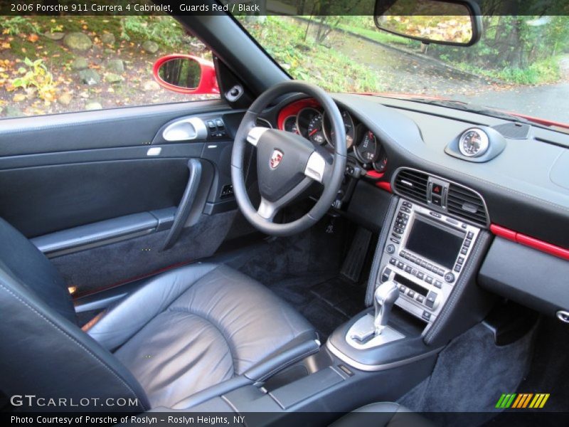 Guards Red / Black 2006 Porsche 911 Carrera 4 Cabriolet